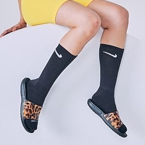 Crocs animal print slides